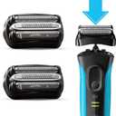2Pack 32B S3 Electric Replacement Shaver Head for Braun Series 3 Shaving Razors, Compatible with S3 3040s 3080s-4 370cc 3070cc 3000s 3010, 3090cc Etc.