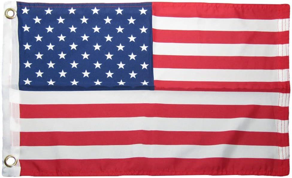 Generic 12X18 12X18 US 50 Star Rough Tex 100D Boat Flag Banner Grommets Outside Indoor Outdoor Banner Flag Wall House Decoration Poster