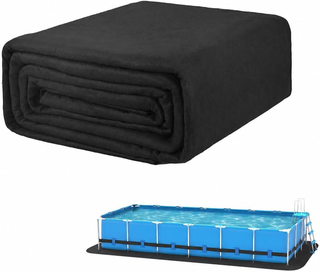Pool Liner Pad, Above Ground Pool Mat, 12 x 24 FT