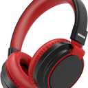 MIDOLA Kids Headphones Bluetooth 5.3 Wireless 60H Play Time Volume Limited 85/110dB Over Ear Foldable Protection Headset/Wired Aux Built-in Mic for Boy Girl Travel School Pad Tablet Black