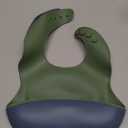 KeaBabies 2-Pack Silicone Baby Bibs for Eating - Sturdy Food-Grade Silicone Bibs for Babies Girl, Boy, Large Food Catcher, Clean & Put On Easily, Waterproof Toddler Feeding Essentials (Slate)