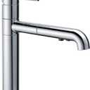 Delta Faucet Trinsic Single-Handle Kitchen Sink Faucet with Pull Out Sprayer and Diamond Seal Technology, Chrome 4159-DST, 12.64 x 2.50 x 9.25 inches