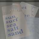 6Pcs Blue Beach Preppy Wall Art Coastal Granddaughter Painting Picture Wall Decor Seashell Meet Me At The Beach Aesthetic Poster Print Artwork for Girly Room Dorm Apartment Home Decoration (8x10in)