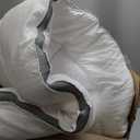 Memory Foam Mattress Topper King Size for Back Pain Relief, Extra Soft Pillow Top Mattress Pad,Breathable Mattress Cover for Fluffy Shredded Memory Foam Filled,78x80 in (White-2in)