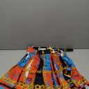 Zara women Multicolor Chain Printed Pleated Skirt XS