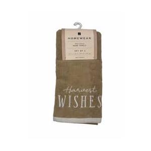 Home Wear Hand Towels Set Of 2 15x25