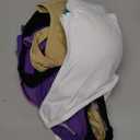 Women's Seamless Wire-Free Bra with Removable Pads (XX-Large, 5 Pack: Black White Nude Blue Purple)