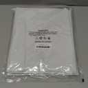 DONREN 30 Inches Long Curtain Tiers for Kitchen - Room Darkening Short Length Curtains for Bathroom (30 Inches Wide, Off White, 2 Panels)