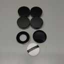 Covzoe 5 Pieces Loose Powder Containers, 10g/10ml Reusable Plastic Empty Powder Case with Sponge Puff, No Leak Compact Makeup Powder Box Cosmetic Jar Refillable with Sifter and Lid for Travel