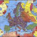 World War II: World Theater - Pictorial Map, 1943 - Historical Map Print - 24in x 16in