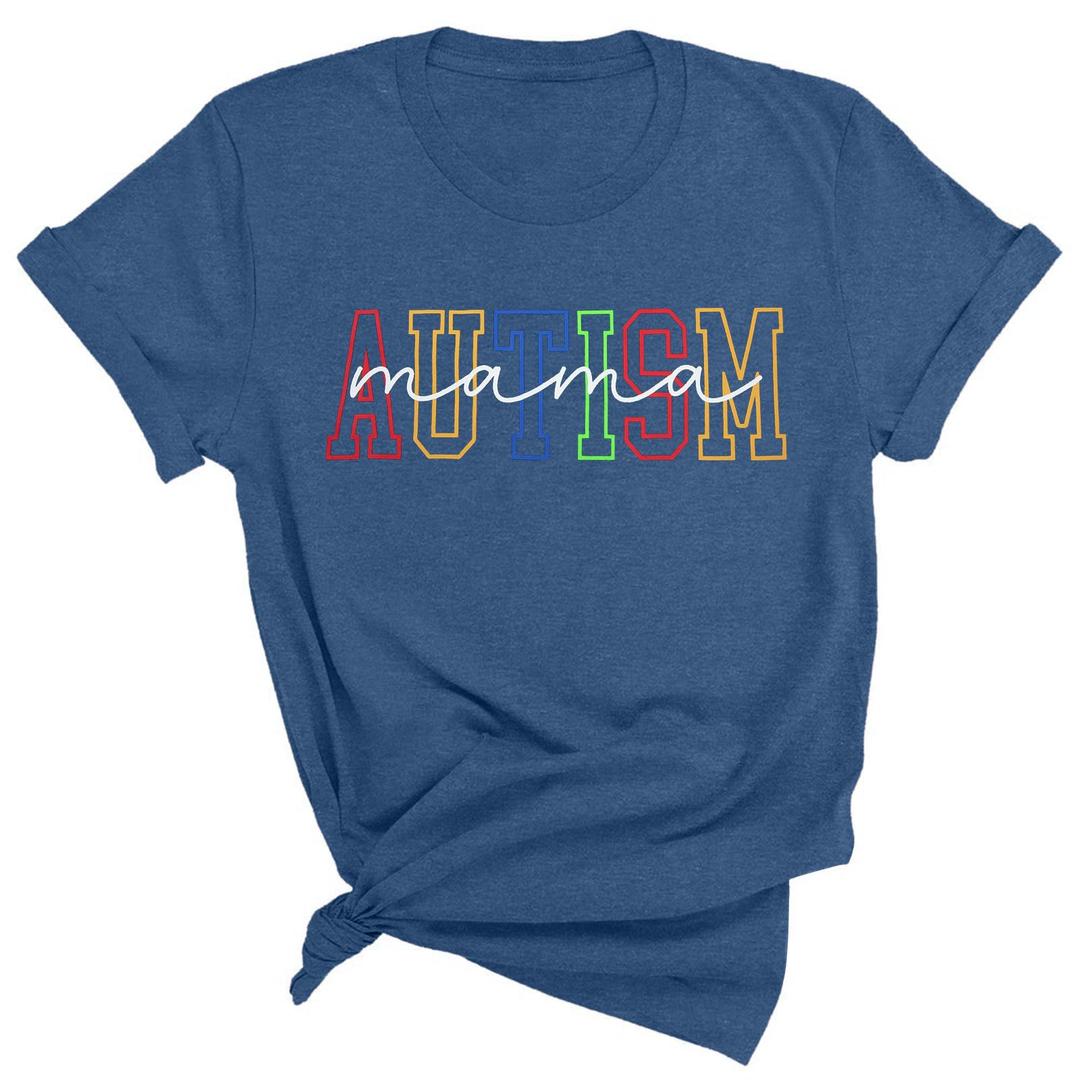 Autism Moms Shirt for Women Awareness Accept Understand Love Tops