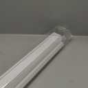 Persilux Cordless Zebra Blinds for Windows Free-Stop Roller Windows Shades (46" W X 64" H, White) Dual Layer Light Control for Day and Night, Light Filtering Sheer Shades for Home, Easy to Install