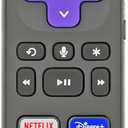 Replacement RC-EL1 / RC-EL2 Universal Streaming Player Remote Control for Roku Streaming Sticks, Players and TVs with Voice. RCEL1 / RCEL2 Remote Control with Voice and App Shortcut Keys. [RF]