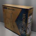 16 Pounds Lightweight Walkers for Seniors with Seat, Narrow Rolling Walker with 4 Puncture-Resistant Wheels, 5-Level Height Adjustable, 300 lbs Weight Capacity (Red)