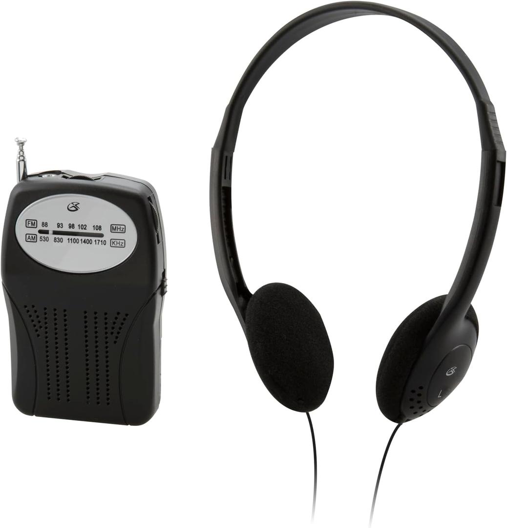 GPX Portable AM/FM Radio - R116B