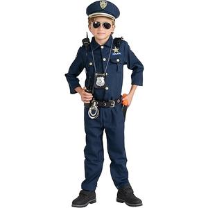 Dress Up America Police Costume for Kids – Realistic Cop Uniform with Shirt, Pants, Hat & Accessories Halloween Costume Toddler (4)