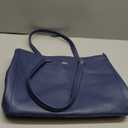 LOVEVOOK Laptop Tote Bag for Women 15.6 Inch Waterproof Leather Computer Bags Women Business Office Work Bag Briefcase,Navy Blue