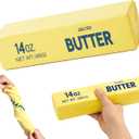 Slow Rebound Cute Butter Squeeze Stress Balls, 2026 New Squeeze Ball Realistic Butter Stick Soft Squeeze Toys, Upgrade Stress Relief Fidget Toys Wet Slow Rebound Stress Relief Toy (Extra Large)
