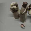 Christmas Nativity Set, Nativity Scene Includes 10 Resin Figurines-Baby Jesus, Mary, and Joseph, Perfect Ideal for Christmas Decor (Brown)