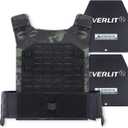 EVERLIT Adjustable Weighted Vest Weight Included, for Body Weight Training Fitness Workout Running for Men Women (Black Camo, 18 Lbs)