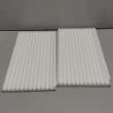 Daisypower Window Air Conditioner Foam Insulating Panels Kits,17 Inch x 9 Inch x 7/8 Inch AC Units Insulation Side Panels, White