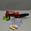 Mini Chainsaw for Milwaukee 18V Battery, 6 Inch Cordless Chainsaw Electric,1 Replacement Chain with Safety Lock, Hand Brushless Chain Saw Tool for Pole Pruner, Wood Cutting (MWQ-DJ)