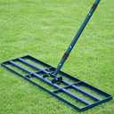 Lawn Leveling Rake, 45x10 Inch Yard Leveling Rake for Soil with 78'' Adjustable Steel Handle, Level Soil Sand Dirt Ground Surfaces Easily, Ideal for Backyard, Garden, Golf Course, Pasture, Farm
