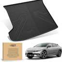 LASFIT Cargo Mat for Kia EV6 2024 2023 2022, All Weather TPE Custom Fit Easy Clean Car Trunk Mat for Kia EV6 2022-2024 Cargo Liner, Black