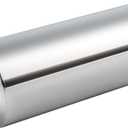 EVIL ENERGY 2.5" Resonator Muffler Stainless Steel (2.5 inch Inlet/Outlet, 13.8" Length) (silver)