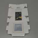 White Bakery Boxes with Window (30pcs) 4x4x2.5 Inches - Small 4 Inch Cake Treat Cookie Macaron Dessert Pastry Donut Cupcake Mini 4x4 Gold Gift Box - Empaques Cajas Para Postres 4 x 4