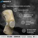 NEENCA Professional Knee Brace for Pain Relief, Medical Knee Compression Sleeve, Knee Support with Horizontal Knit Tech for Meniscus Tear, ACL, Arthritis, Joint Pain, Runner, Workout (Beige, S)
