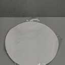 50 Pieces Silver Paper Placemats Round Disposable Glitter Table Mats Mirror Foil Decorative Place Mats for Wedding Holiday Party Christmas Dining Table Decor