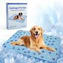 Pet Cooling Gel Pad with Patent Technology, 44in Dog Cooling Mat for Summer, Self Cooling Mat for Large/Medium/Small Dogs, Non-Slip Waterproof Durable Mat for Dog Beds, Car, Indoor & Outdoor Use