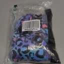 JOYBIK Women's 5" Plus Size High Waisted Boyshort Swim Board Shorts Swimsuits Bottoms Colorful Leopard, Black 2X, Pack of 2