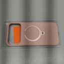 TORRAS Ostand Q3 Silicone for iPhone 17 Pro Max Case, Fit for MagSafe, 360 Spin Stand, Soft Liquid Silicone Cozy Grip, Camera Control, Protective Case for iPhone 17 Pro Max for Women Girl, Bliss Pink