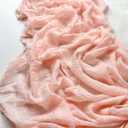 Booque Valley Pink Table Runner 10ft Boho Cheesecloth Super Soft Seersucker Gauze for Wedding Bridal Shower Baby Shower Birthday Party Decoration Centerpiece Table Decor, 2 Pack, Blush Pink