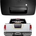 Gledewen Tailgate Door Handle, Compatible with 2004-2012 Nissan Titan, Rear Textured Black Exterior Tail Gate Liftgate Latch Lock Handle with Key Hole, Replace# 906067S200 NI1915110