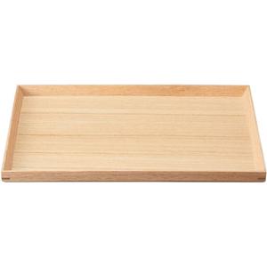 Muji Wooden Tray Square - M (13.8" x 10.2" x 0.9", Natural)