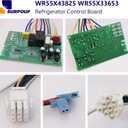 WR55X43825 WR55X33653 Refrigerator Control Board Compatible With GE Hotpoint Replaces WR55X31087 WR55X32405 WR55X33565