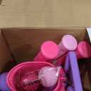 Liberry Toddler Golf Set for 1 2 3 4 Years Old, Upgraded Kids Golf Cart with Unique Shoulder Strap Design, Indoor and Outdoor Golf Toys for Boys Girls (Pink)