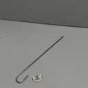 PKPKAUT 4Pcs Mini 1/2" & 3/4" Branding Irons, Alphabet Custom Wood Branding Iron Personalized for Wood Working, Leather Hats, Felt, Cowhide, BBQ & Bread Logo, Steak Branding Iron for Food (M m)