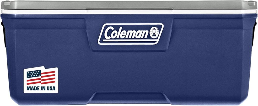 Coleman Classic Series Insulated Portable Cooler, Leak-Resistant Outdoor Hard Cooler Keeps Ice up to 5 Days, 52/70/120/150 Quart, 150qt