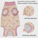 Dog Surgery Recovery Suit After Spay - Dogs Cone Alternative Onesie with Pee Hole, Breathable Anti Licking Neuter Post Surgical Dog Recovery Suit