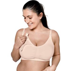 Medela Women's Pumping and Nursing Bras (Beige, M)