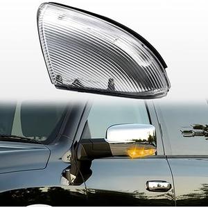 fitfoyo Front Mirror Turn Signal Puddle Light for Dodge Ram 1500 20092018, for Ram 2500 3500 20102018, Side Marker LED Light Lamp Assembly for Ram Replace 68064949AA/48AA (Left + Right Side)