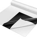 VIVOSUN Black and White Panda Film, 10 x 50 5.5 Mil Poly Film, Blackout Tarp for Warm House