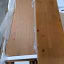 Walker Edison Millie Mid Century Modern 3 Drawer Solid Wood Low TV Stand for TVs up to 80 Inches 70 Inch Caramel