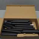 Solar Pathway Lights Outdoor IP65 Waterproof Solar Garden Lights, Bright LED Pathway Solar Light for Outside Yard Path Lawn Walkway Driveway, Two Light Modes Warm/Cool White (8), Black