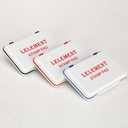 4 x Ink Pads for Stamps | Blue Ink Stamp Pad | Rubber Stamps Ink Pad - Premium Quality Felt Pad for Stamps | Stamp Pads | Large Size