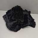 4 Pack 20x20 Pillow Cover Velvet Pillow Covers, Faux Fur Square Throw Pillow Covers for Living Room Decorations Throw Pillow Case, Throw Pillow Cover Cushion Cover for Home Sofa Bedroom Car, Black